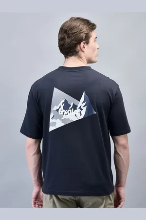 Woodland Men Graphic Printed Round Neck T-shirt