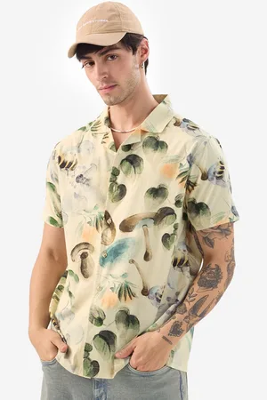 The Souled Store Men Opaque Printed Regular Fit Casual Shirt