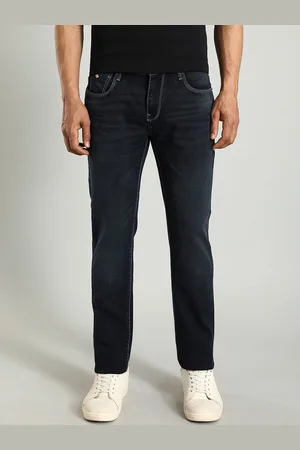 Indian Terrain Men Jean Tapered Fit Light Fade Clean Look Whiskers Stretchable Jeans