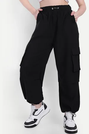 Broadstar Women Baggy Fit Cargo Joggers