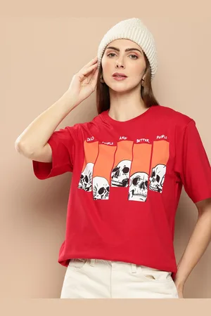 Difference of Opinion Women Graphic Printed Oversized T-shirt
