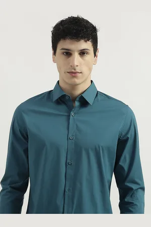 Benetton Men Slim Fit Opaque Formal Shirt