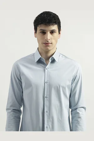 Benetton Men Solid Slim Fit Opaque Formal Shirt