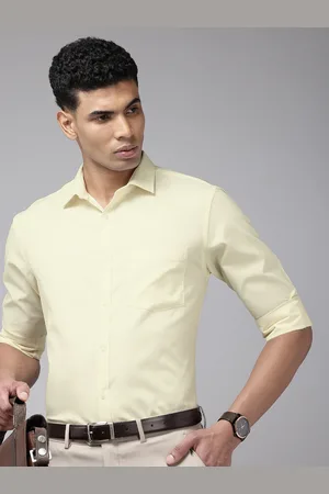 Park Avenue Men Slim Fit Textured Work Formal Shirt