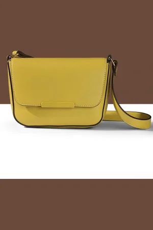 Accessorize Women Solid PU Structured Sling Bag