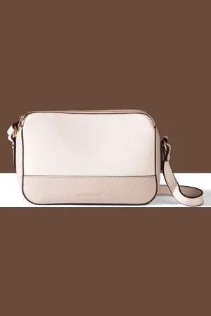 Accessorize Women Colourblocked PU Structured Sling Bag