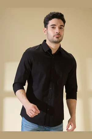 Being Human Men Classic Slim Fit Solid Casual Shirt