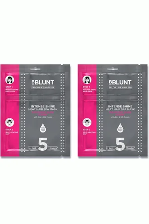 BBLUNT Set of 2 Intense Shine Hair Spa Mask with Rice & Silk Protein - 70g each