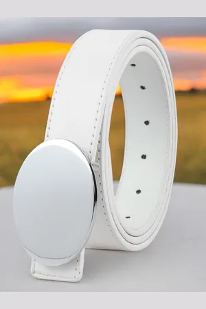 DressBerry Women Solid Push Pin Closure Belt