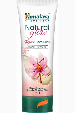 Himalaya Natural Glow Kesar Face Pack With Turmeric & 100% Natural Clay - 100g