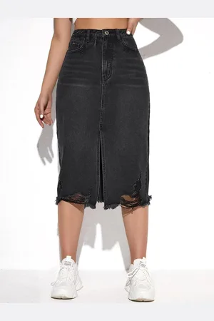 KOTTY Women Straight Midi Skirts