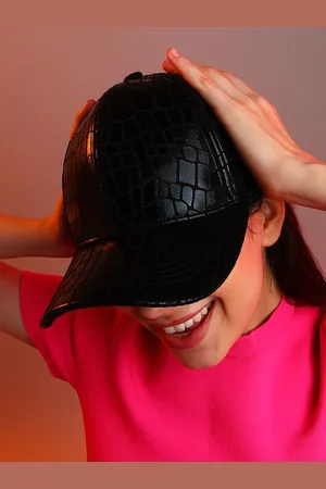 Campus Sutra Women Self Design Baseball Cap