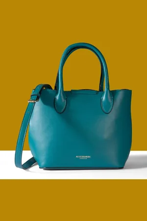 Accessorize Women PU Solid Structured Handheld Bag