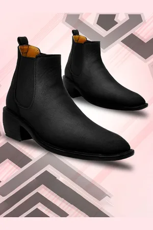 BXXY Men Block-Heeled Chelsea Boots