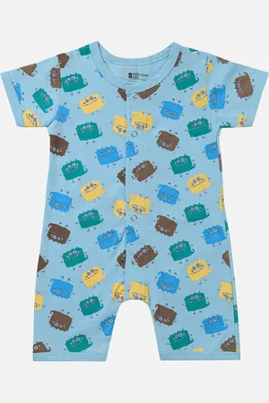 BodyCare Infants Graphic Printed Pure Cotton Romper