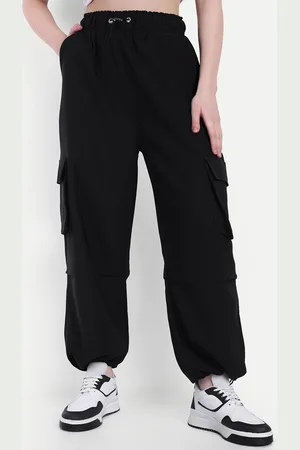 Broadstar Women Baggy Fit Cargo Joggers