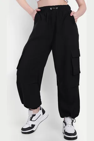 Broadstar Women Baggy Fit Cargo Joggers