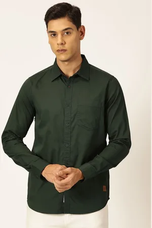 Provogue Men Classic Cotton Slim Fit Opaque Casual Shirt