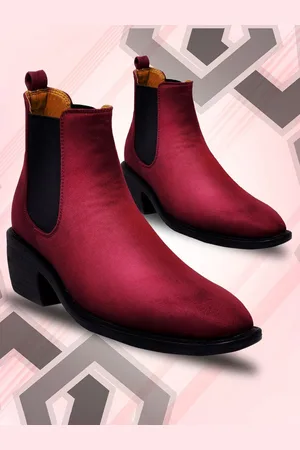 BXXY Men Block-Heeled Chelsea Boots