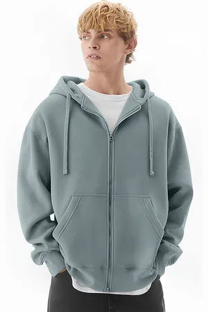 Maniac Men Hooded Solid Sweatshirt