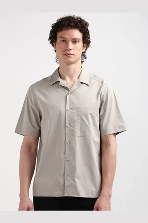 Calvin Klein Men Boxy Opaque Casual Shirt