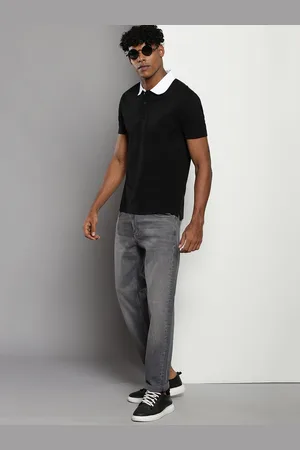 Calvin Klein Polo Collar Cotton T-shirt