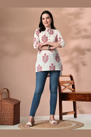Cayman Floral Print Cotton Top