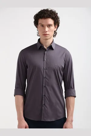 Calvin Klein Men Slim Fit Opaque Casual Shirt
