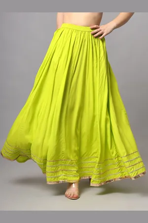 Kalini Embellished Flared Maxi Skirts