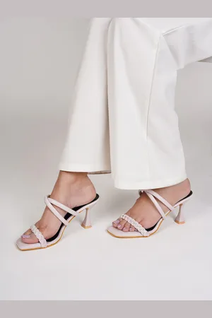 Scentra Woven Design Kitten Heels