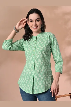 Cayman Floral Print Cotton Top