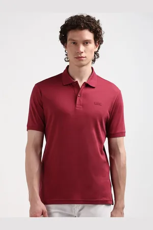 Calvin Klein Men Applique Polo Collar Cotton Slim Fit T-shirt