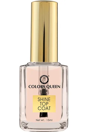 Colors Queen Shine Top Coat Non-Yellowing Nail Polish - 15 ml