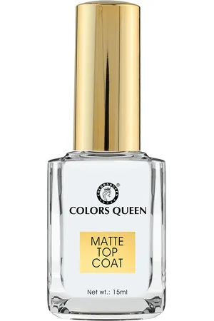 Colors Queen Matte Top Coat Chip-Resistant Nail Polish - 15 ml