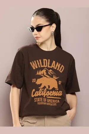 Dillinger Women Graphic Printed Oversized T-shirt