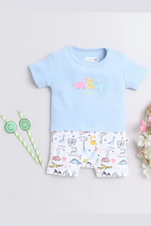 BUMZEE Infant Boys Printed Pure Cotton Romper