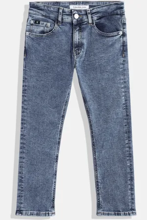 Calvin Klein Boys Dad Fit Heavy Fade Stretchable Jeans