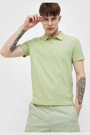 Lifestyle Men Solid Polo Collar T-shirt