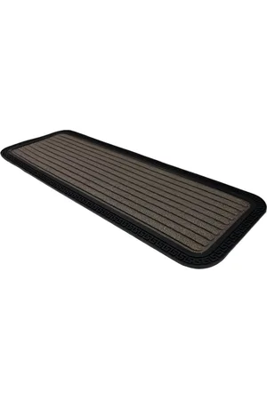 Aura Brown 2 Pieces High Water Absorbent Anti Slip Doormats
