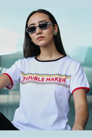 Campus Printed Cotton Top