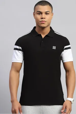 Rock.it Men Polo Collar Solid T-shirt