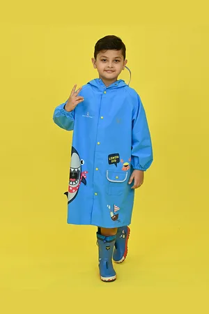 Little Surprise Box LLP Kids Printed Hooded Rain Jacket