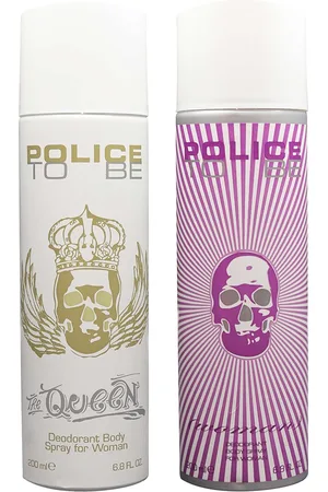 Police Pack of 2 Queen + To Be Woman Deodorant Sprays - 400ml
