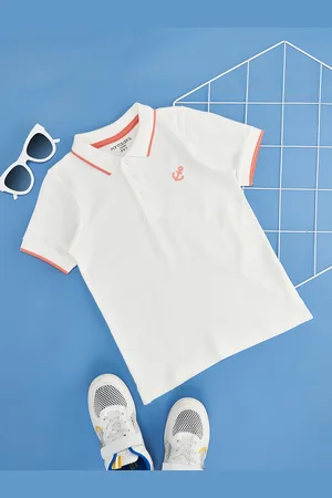 Pantaloons Boys Polo Collar Cotton T-shirt