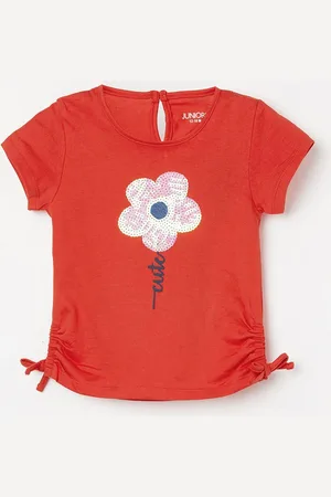 Lifestyle Girls Floral Embellished T-shirt