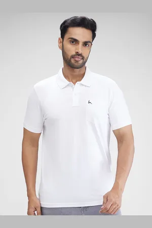 Parx Men Polo Collar Solid T-shirt