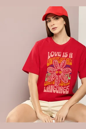 Dillinger Women Graphic Printed Oversized T-shirt