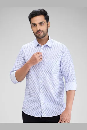 ColorPlus Men Contemporary Opaque Printed Casual Shirt
