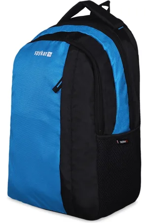 SPYKAR Men Blue & Black Colourblocked Backpack