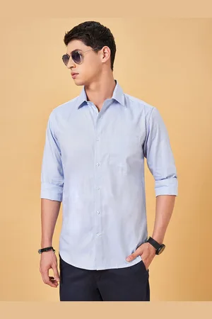 Pantaloons Cotton Spread Collar Slim Fit Casual Shirt